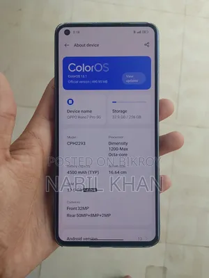 Oppo Reno7 Pro 5G 256 GB Blue