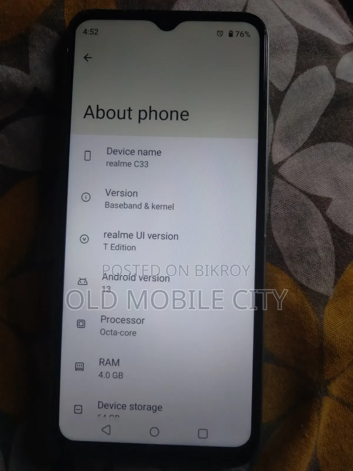 Realme C33 64 GB Purple