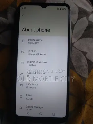 Realme C33 64 GB Purple