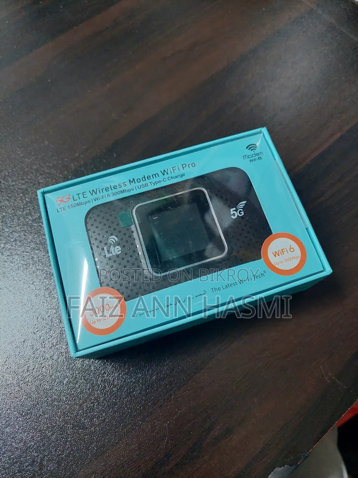 5G LTE Pocket WiFi Router With Display