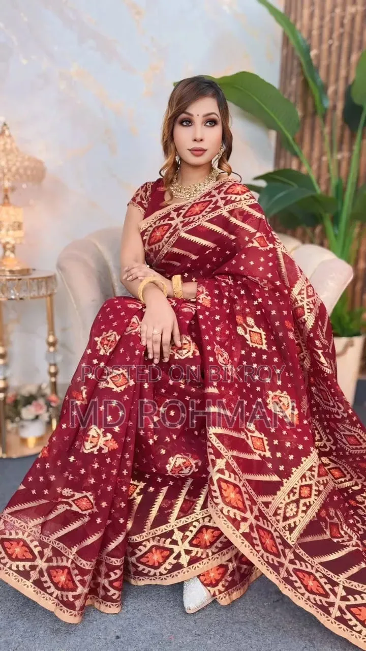 🌸✨ ভাইরাল জামদানি শাড়ি ✨🌸