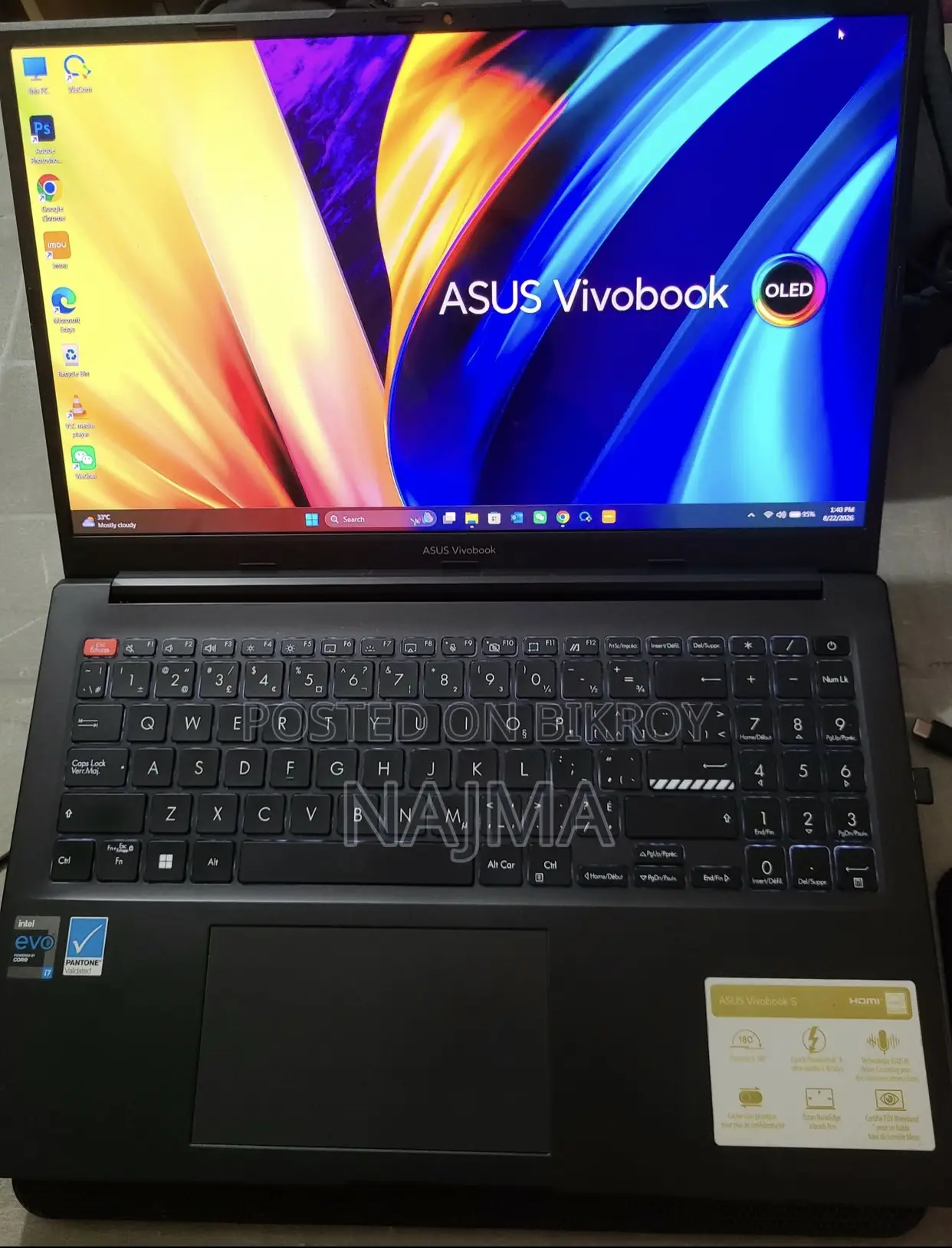 Laptop Asus Vivobook 15 16GB Intel Core i7 SSD 1T