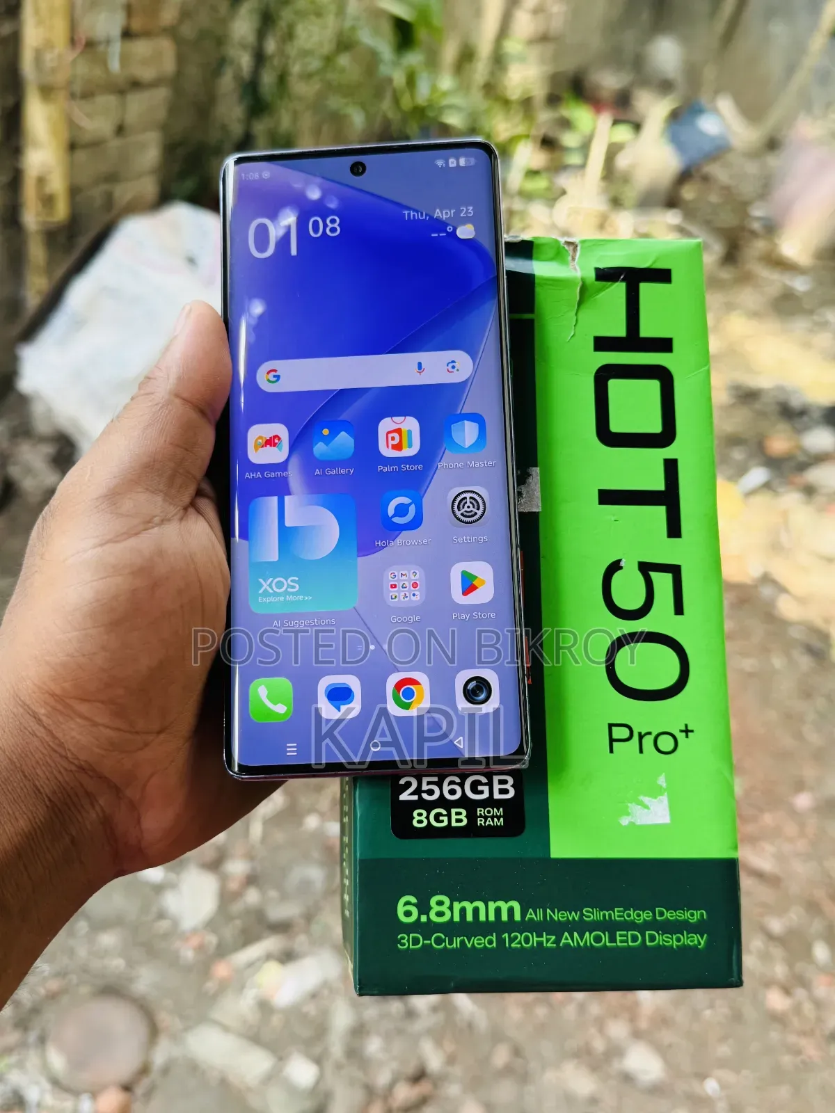 Infinix Hot 50 Pro+ 4G 256 GB White