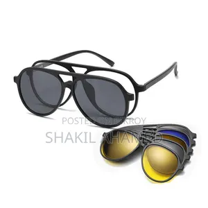 6 in 1 Magnetic Sunglass