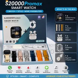 S2000 Pro Max — ১টি ঘড়ি, ৭টি স্টাইল + TWS Earbuds একসাথে!