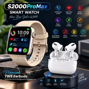 S2000 Pro Max — ১টি ঘড়ি, ৭টি স্টাইল + TWS Earbuds একসাথে!