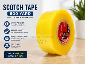 Scotch Packaging Tape – 500 Yard | 2.5 Inch