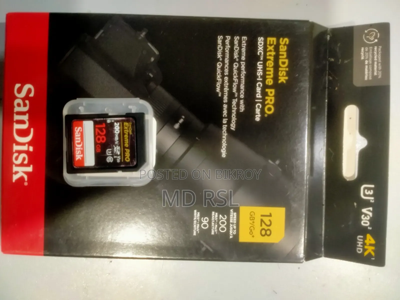 নতুন ১২৮ জিবি মেমোরি কার্ড 3500 টাকা