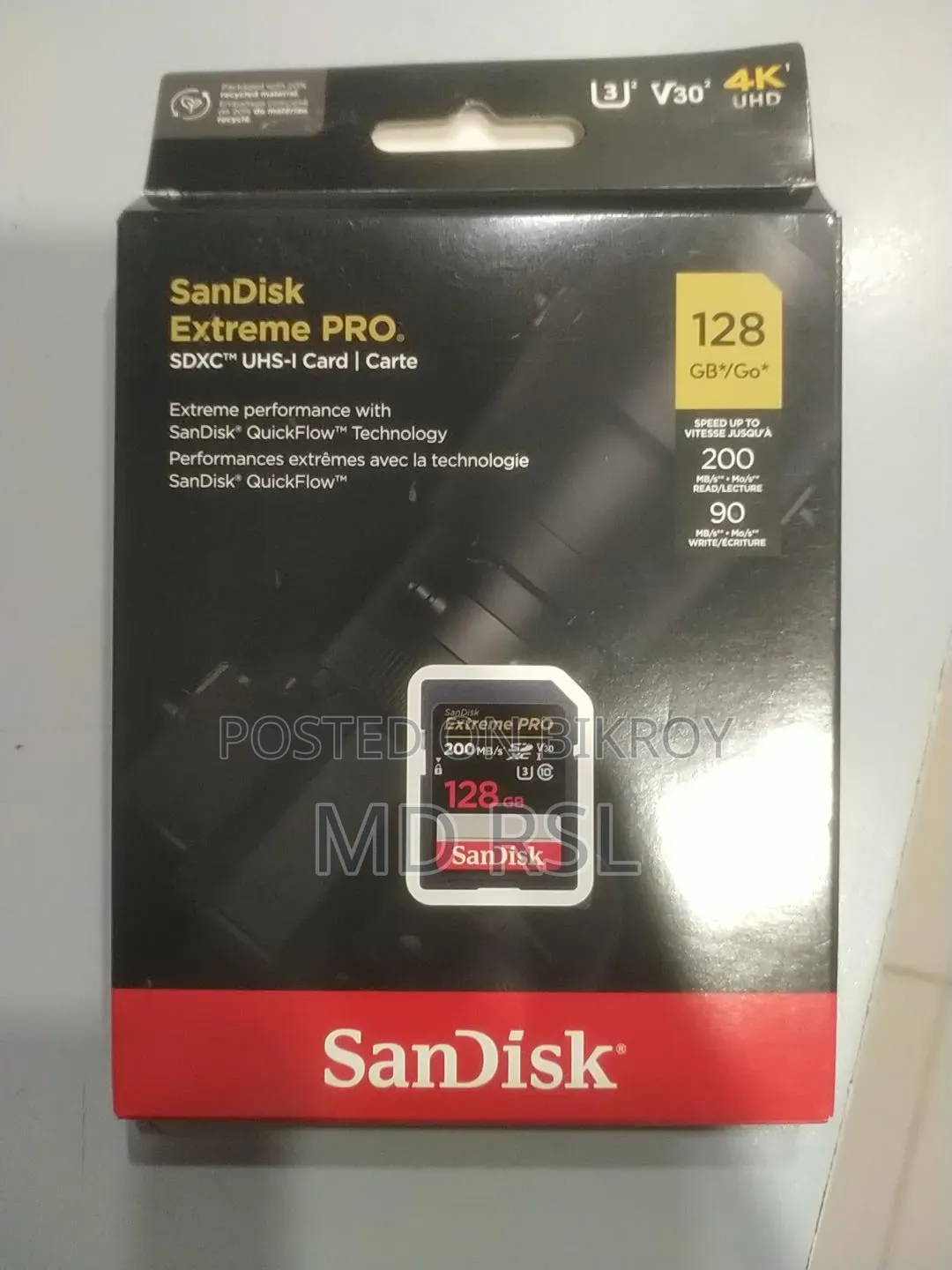 নতুন ১২৮ জিবি মেমোরি কার্ড 3500 টাকা