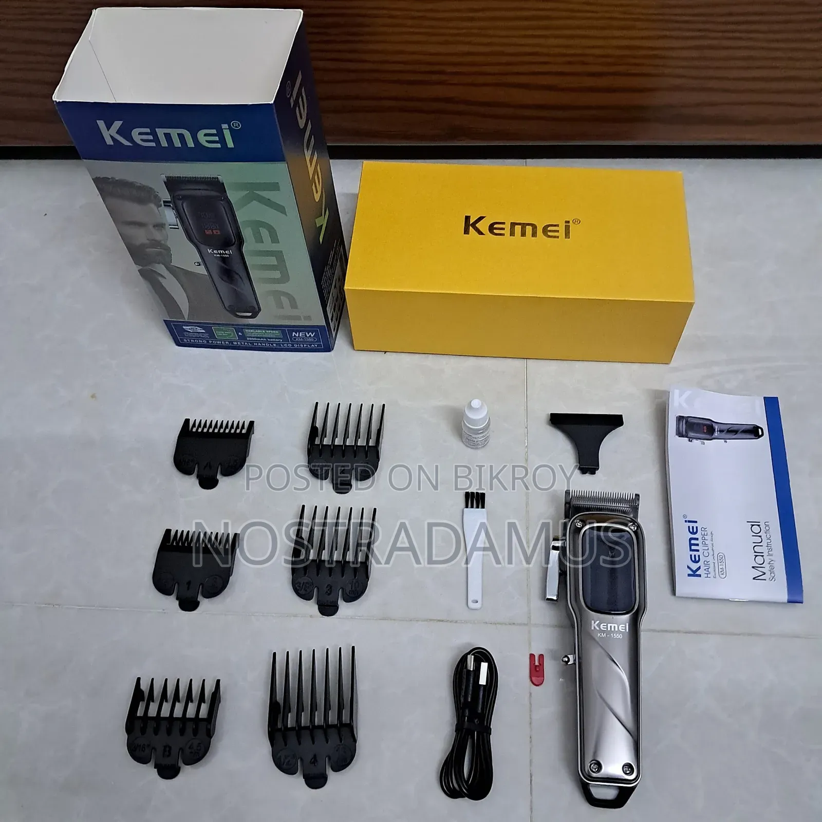 Trimmer Kemei Km 1550