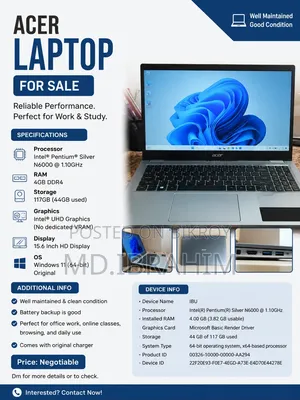 Laptop Acer Chromebook 314 4GB Intel Pentium eMMC 128GB