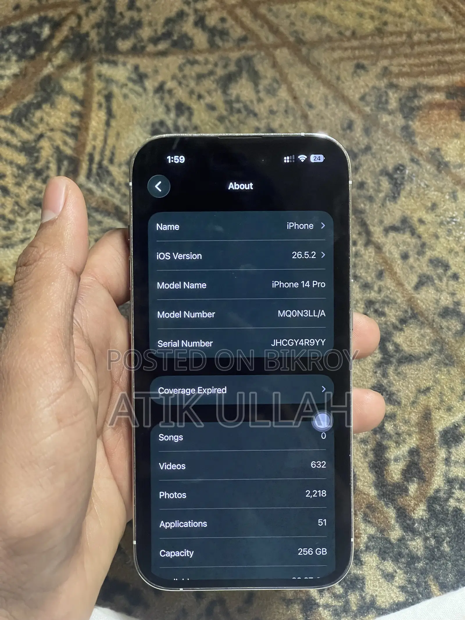 Apple iPhone 14 Pro 256 GB White