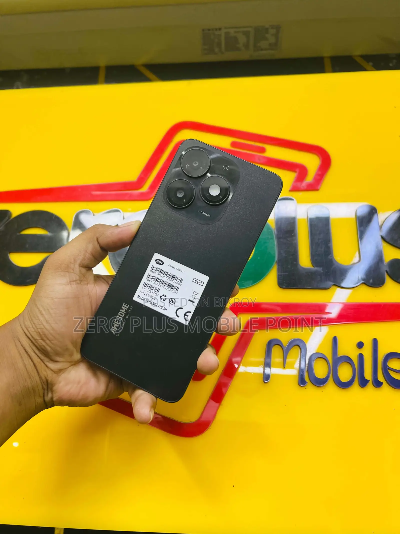 Itel A70 128 GB Black