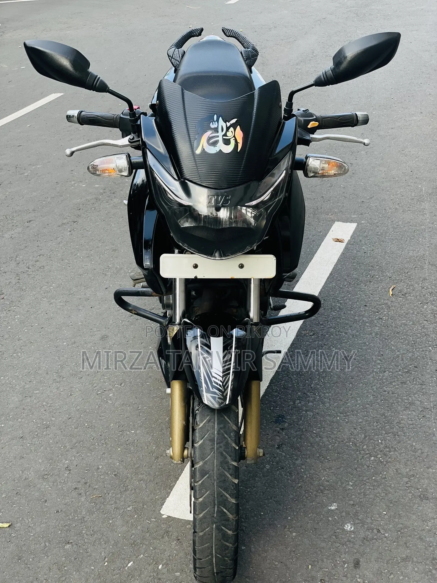 TVS Apache RTR 160 2V 2021 Black