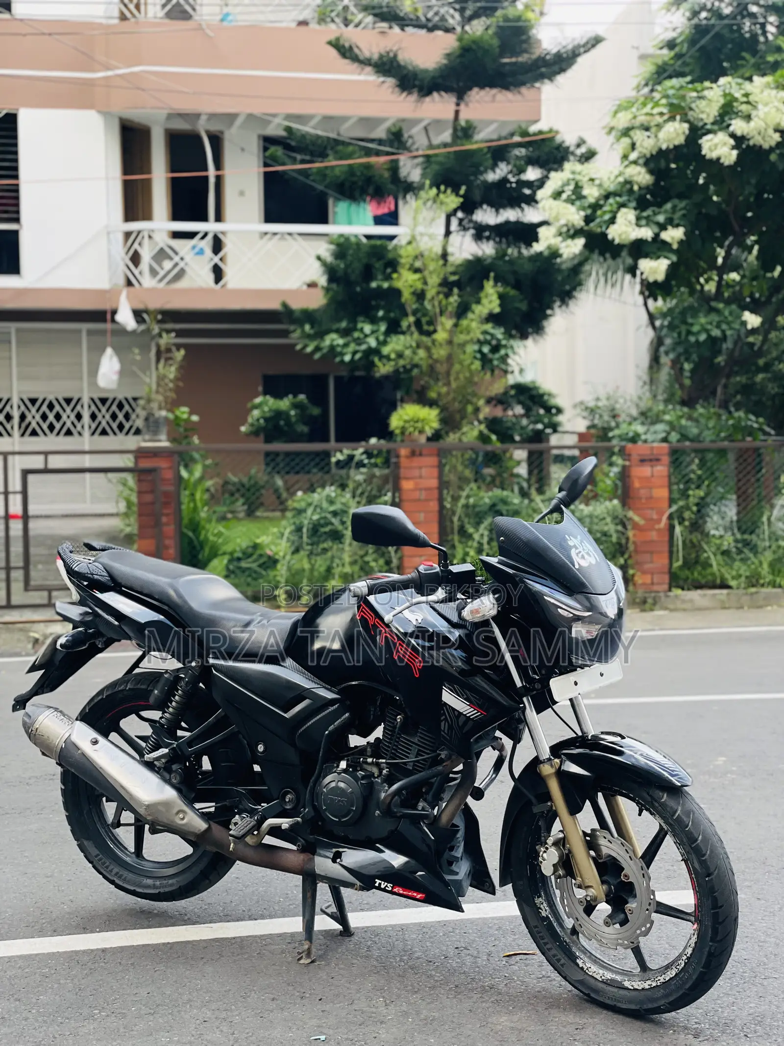 TVS Apache RTR 160 2V 2021 Black