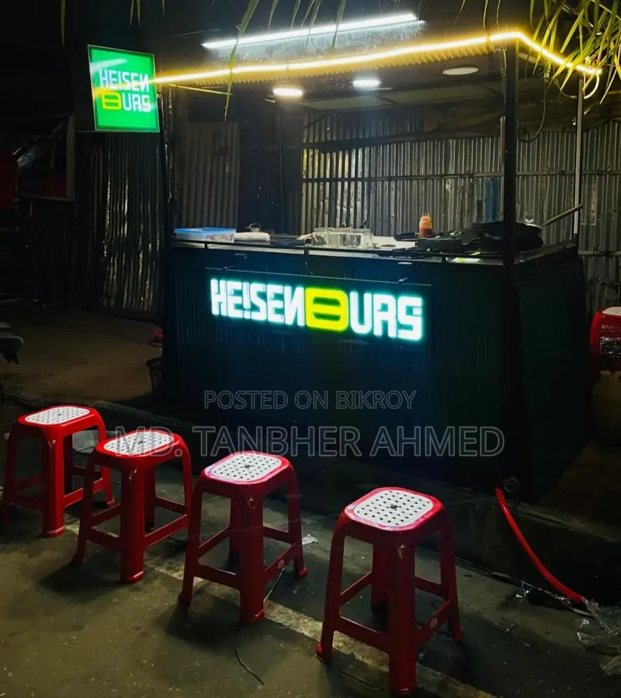 Complete Fast Food Cart for Sale with 22 Tools