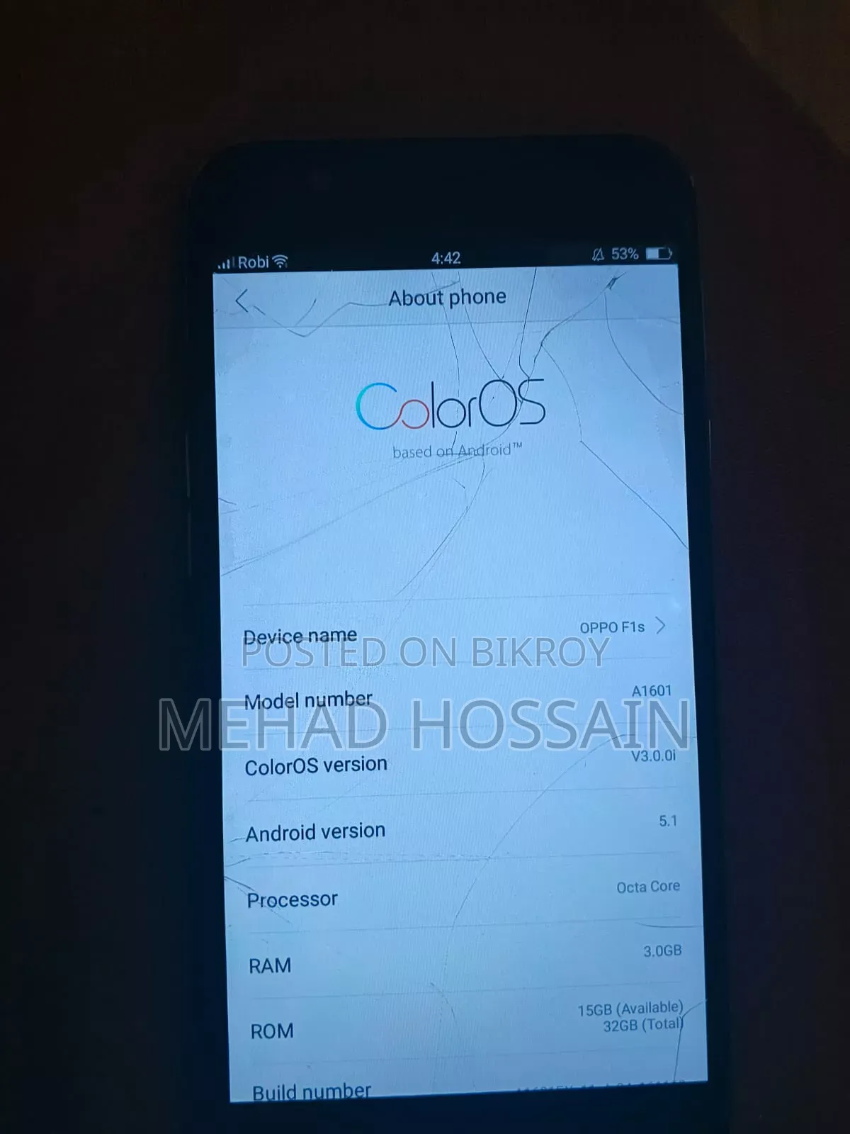 Oppo F1s 32 GB White