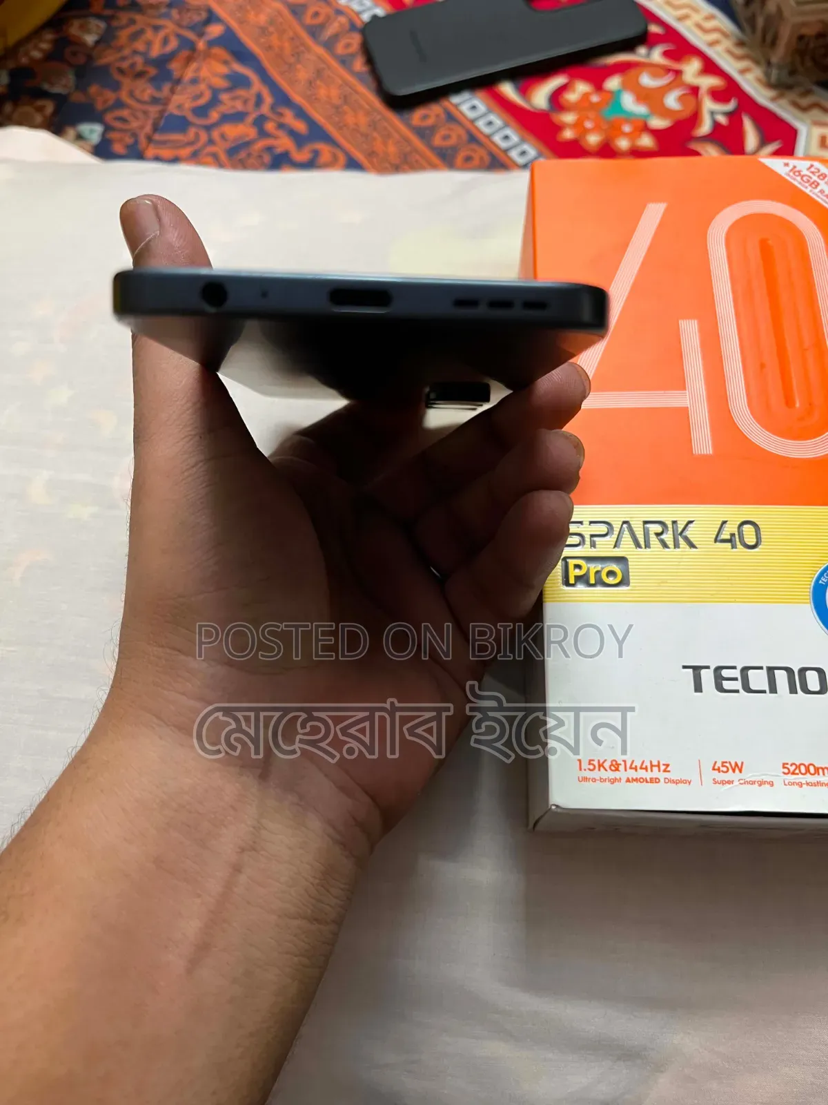 Tecno Spark 40 Pro 128 GB Black