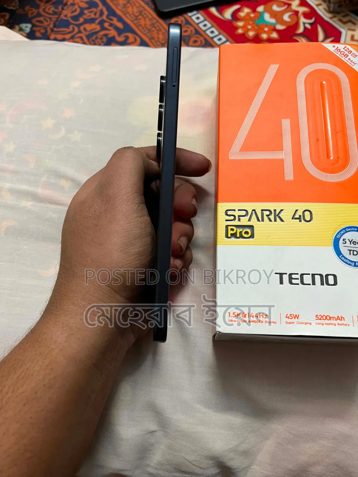 Tecno Spark 40 Pro 128 GB Black