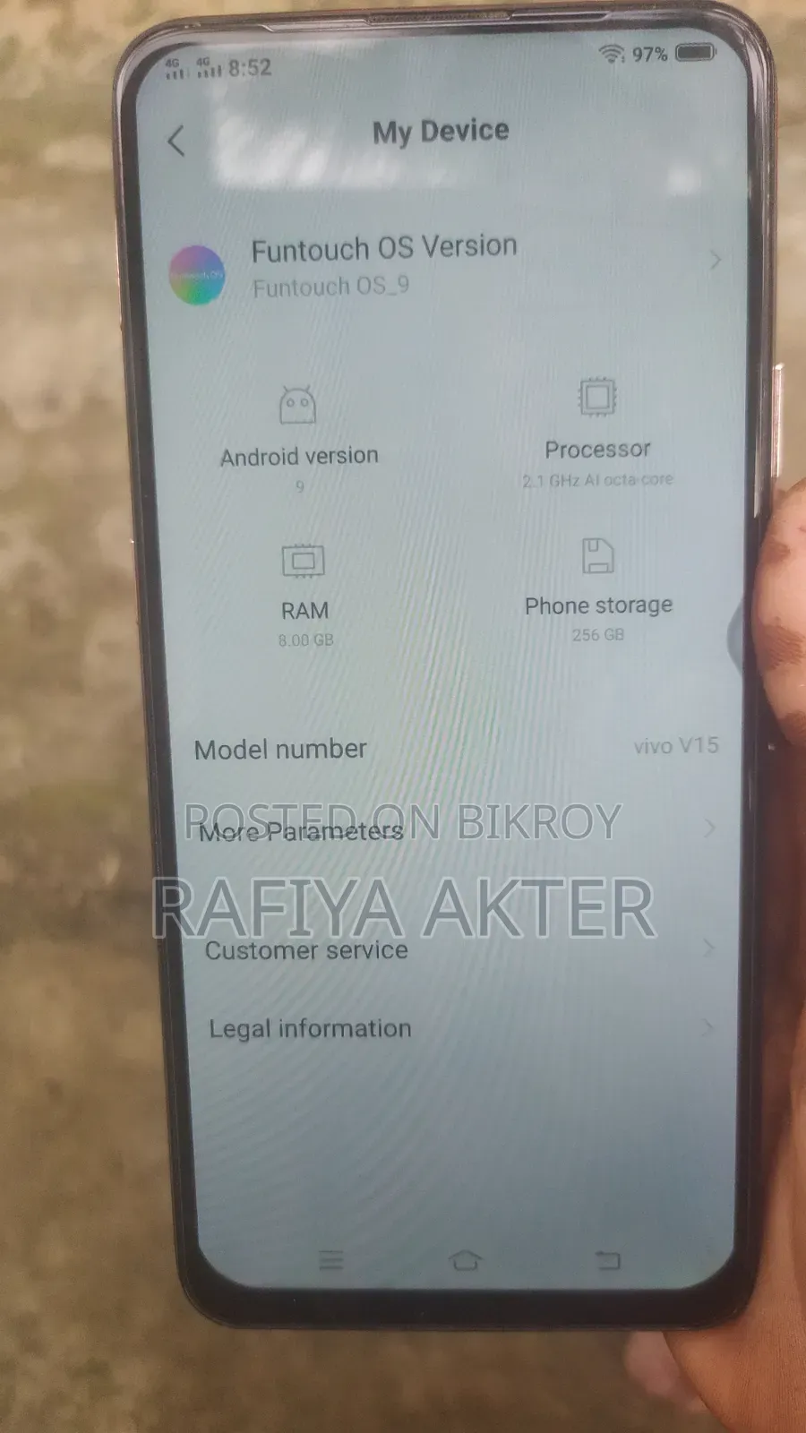 Vivo V15 256 GB Pink