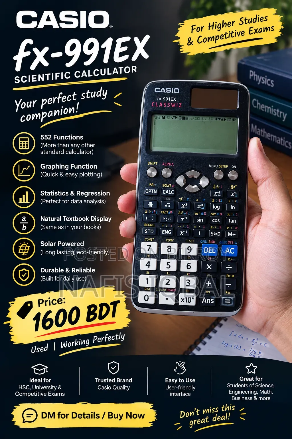 Casio Fx-991ex CLASSWIZ