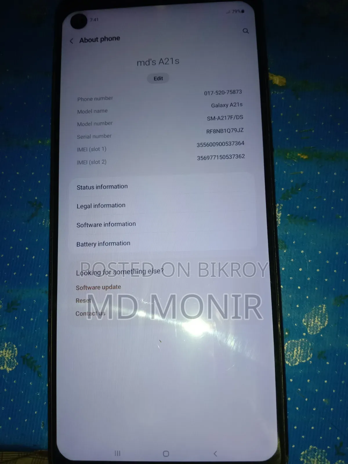 Samsung Galaxy A21s 64 GB Blue