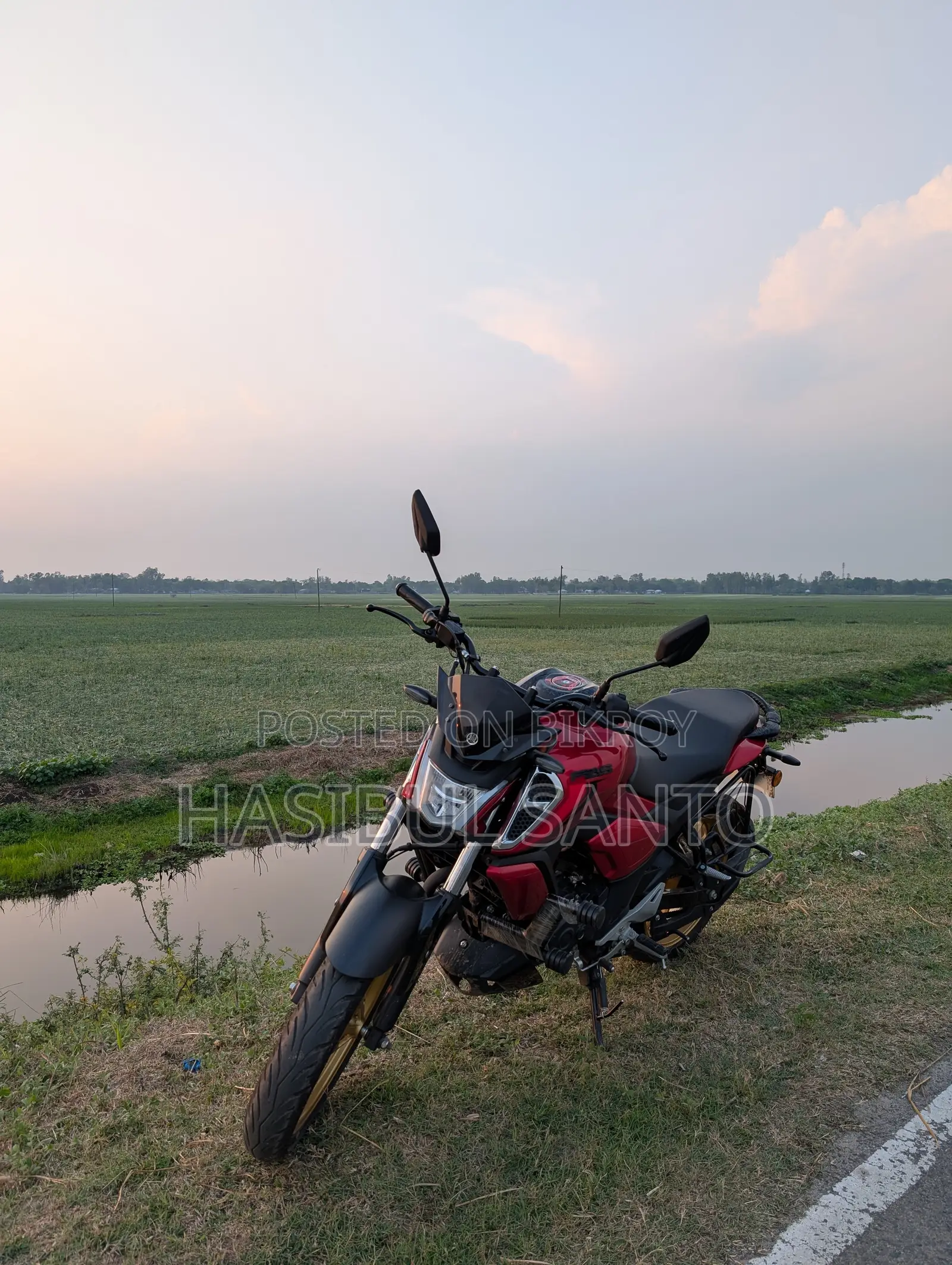 New Yamaha FZS V4 2025 Red