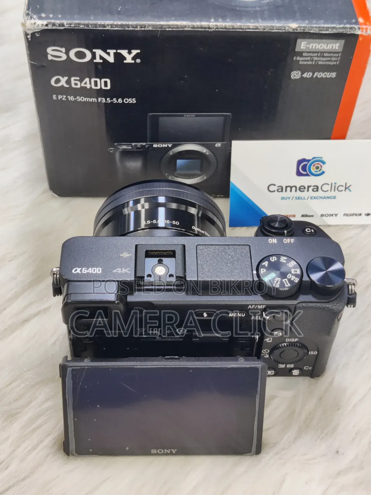 Sony A6400 & 16-50mm OSS Lens With Camera Box Available