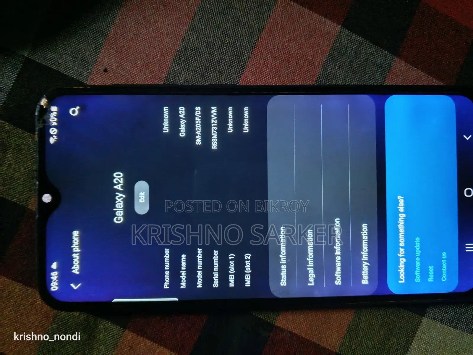 Samsung Galaxy A20 32 GB Black