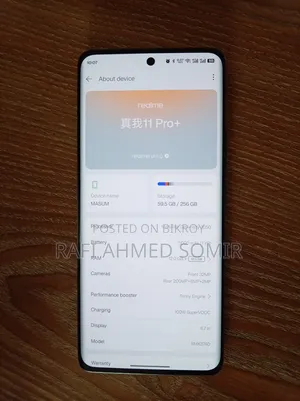 Realme 11 Pro+ 256 GB Green