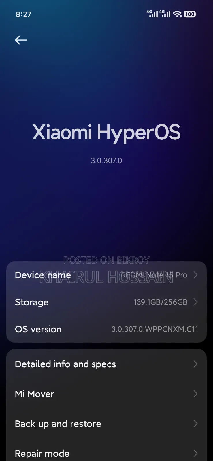 Xiaomi Redmi Note 15 Pro 256 GB Purple