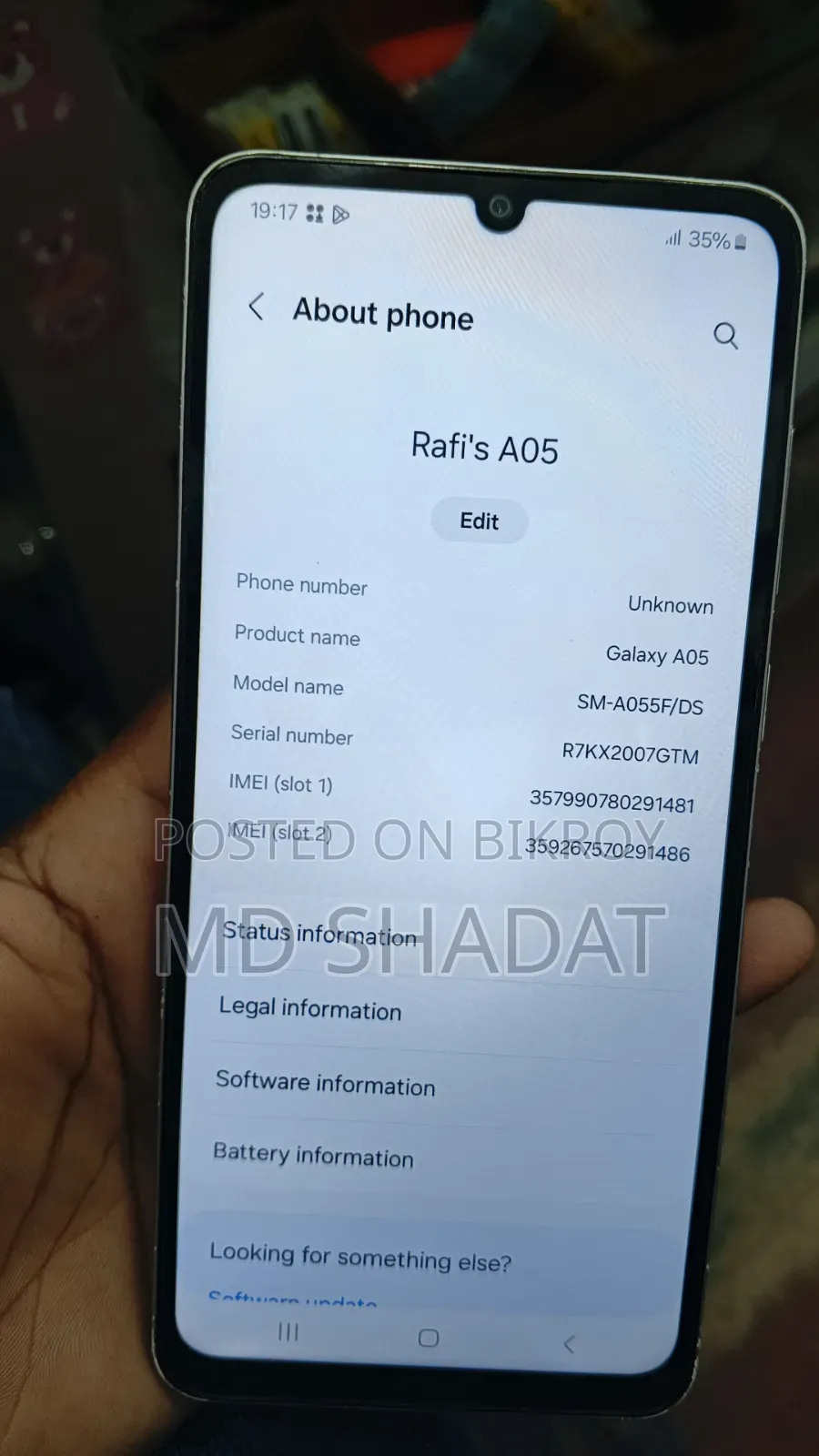 Samsung Galaxy A05 64 GB White