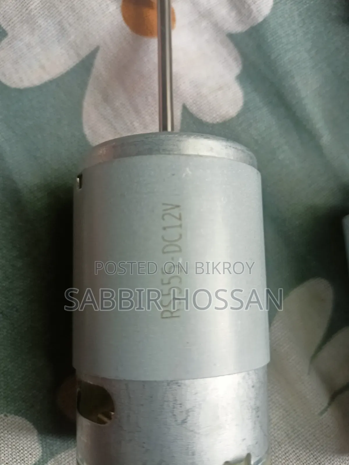 RS-555 DC 12V High Speed Fan Motor (2 Pcs)