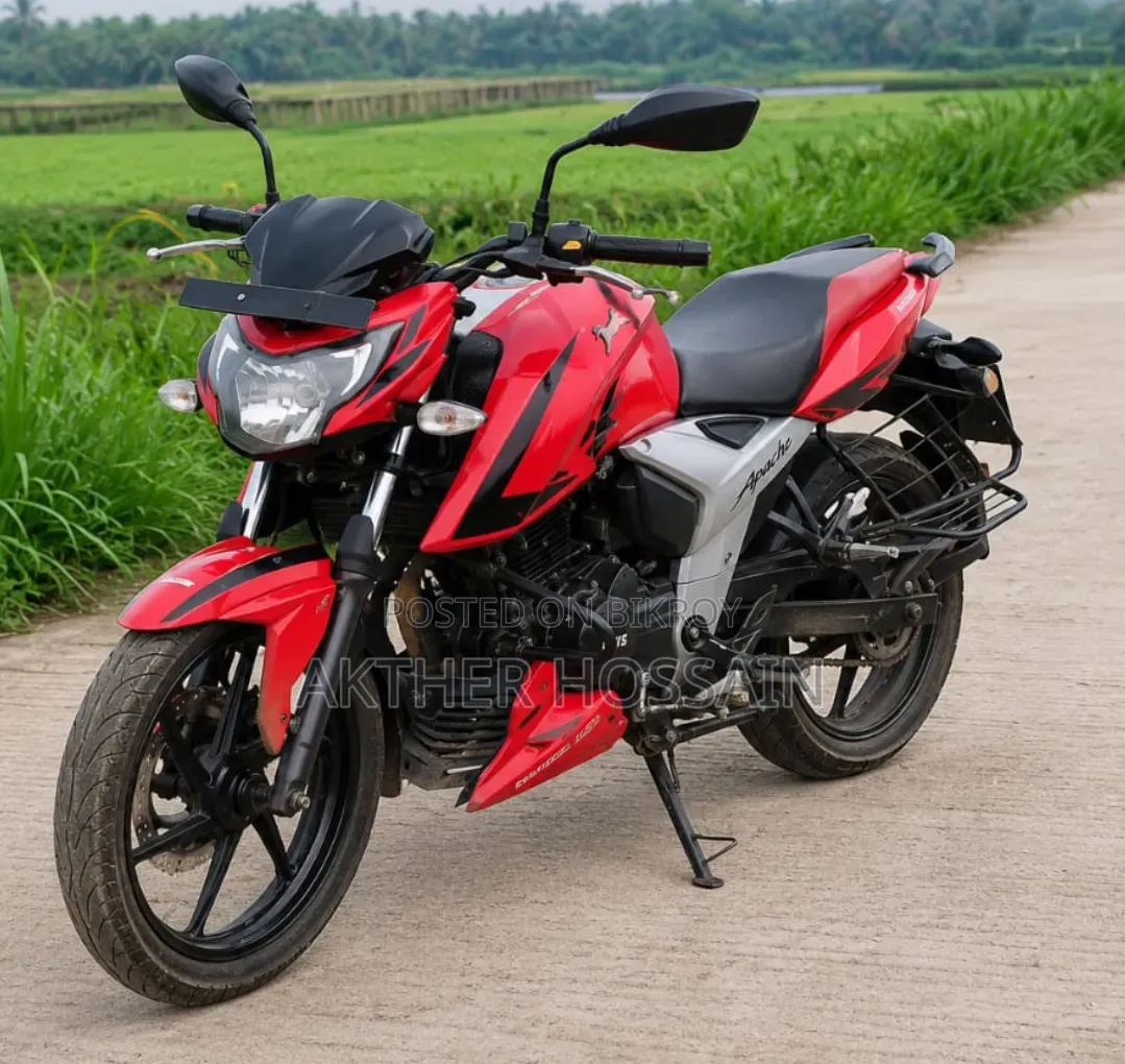 TVS Apache RTR 160 4V 2019 Red