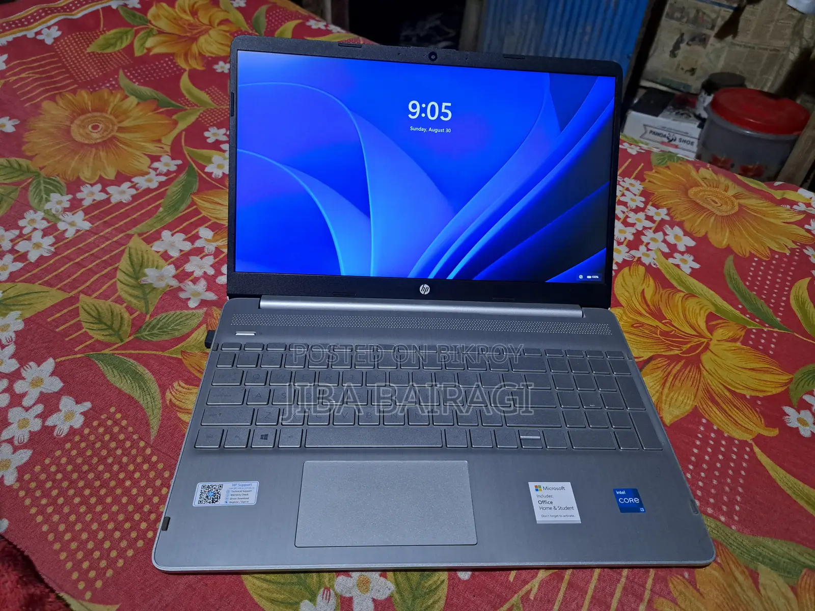 Laptop HP 15s 8GB Intel Core i3 SSD 256GB