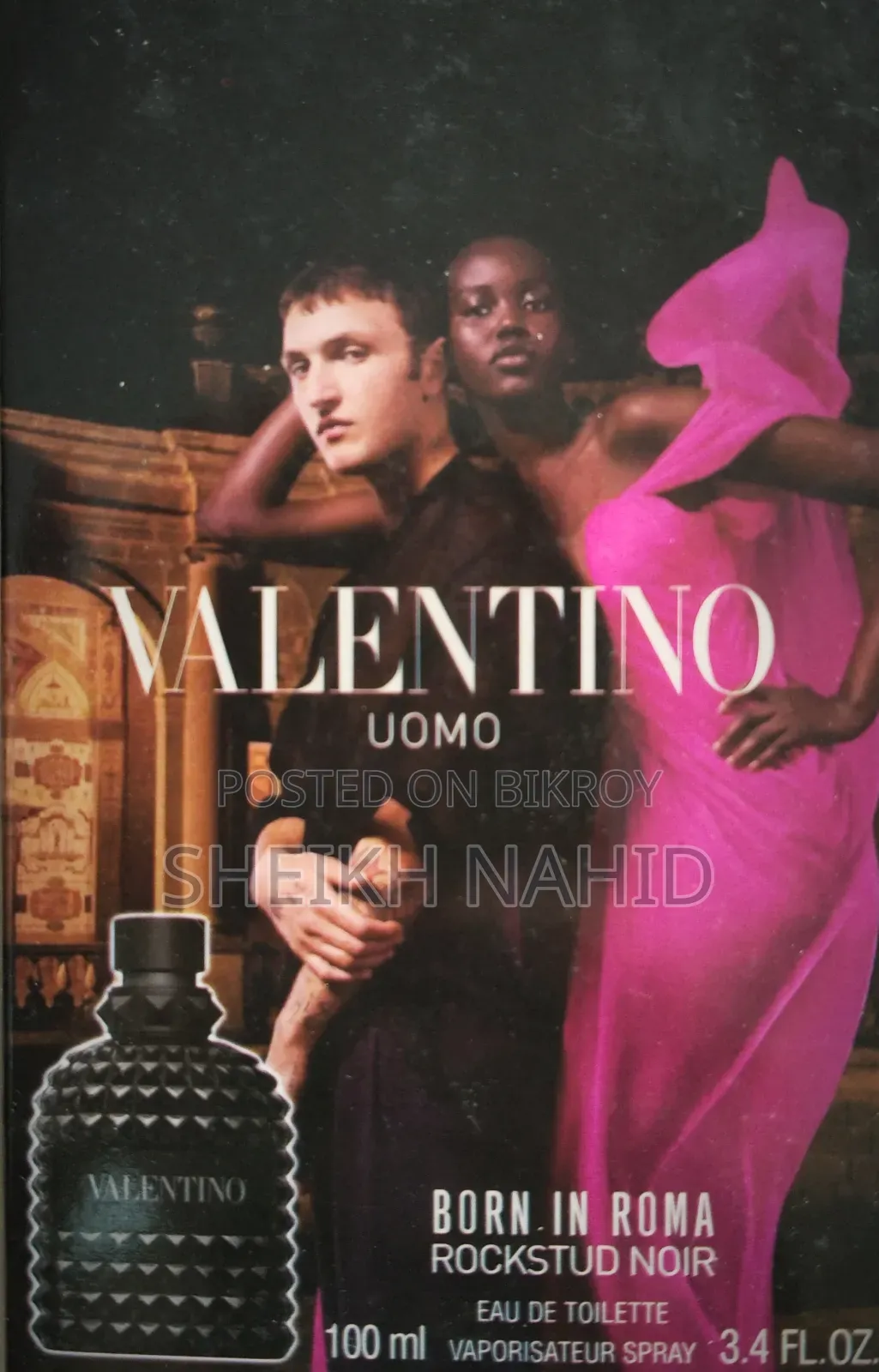 Valentino Uomo Born in Roma Rockstud Noir Eau De Toilette 100 Ml