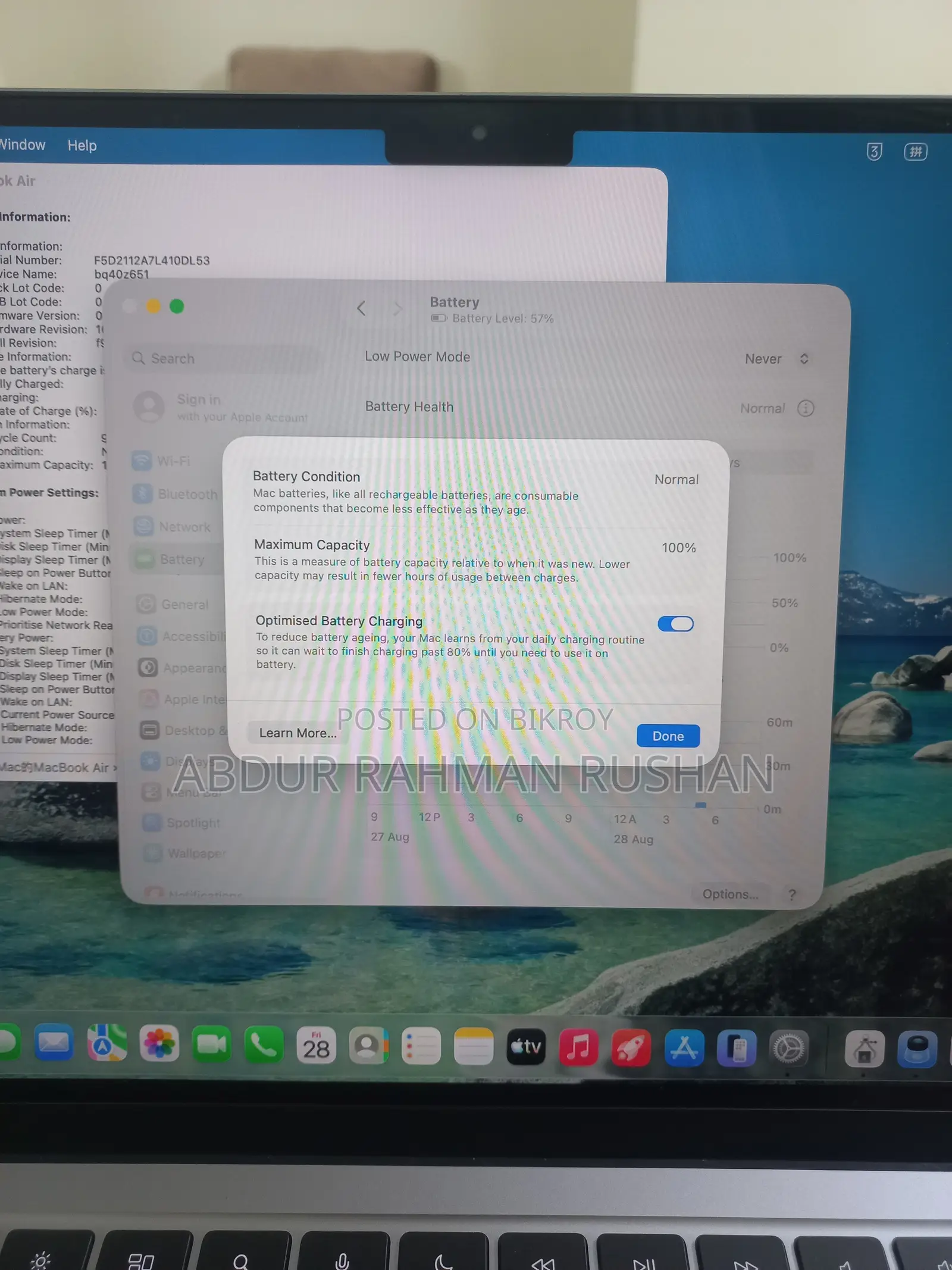 Laptop Apple MacBook Air 2023 M2 8GB Apple M2 eMMC 256GB