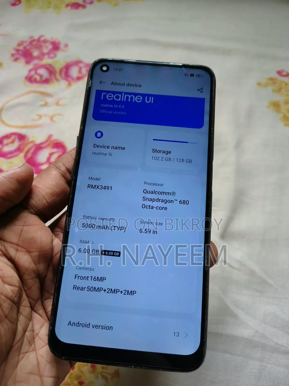 Realme 9i 128 GB Black