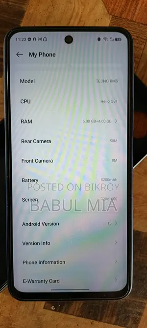 Tecno Spark 40 128 GB Blue