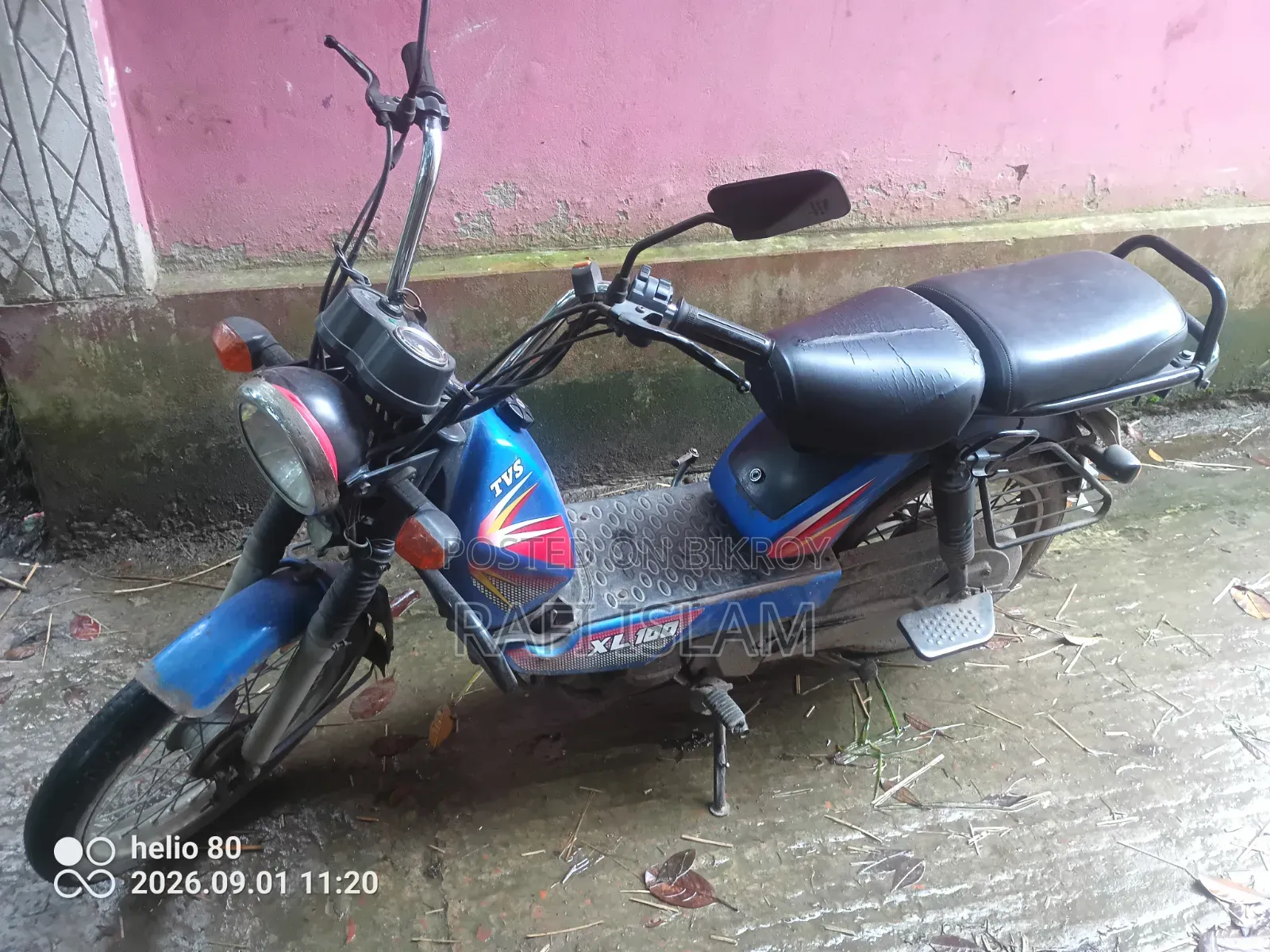 TVS XL 100 2021 Blue