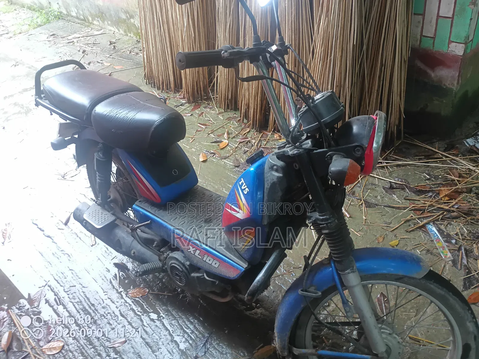 TVS XL 100 2021 Blue