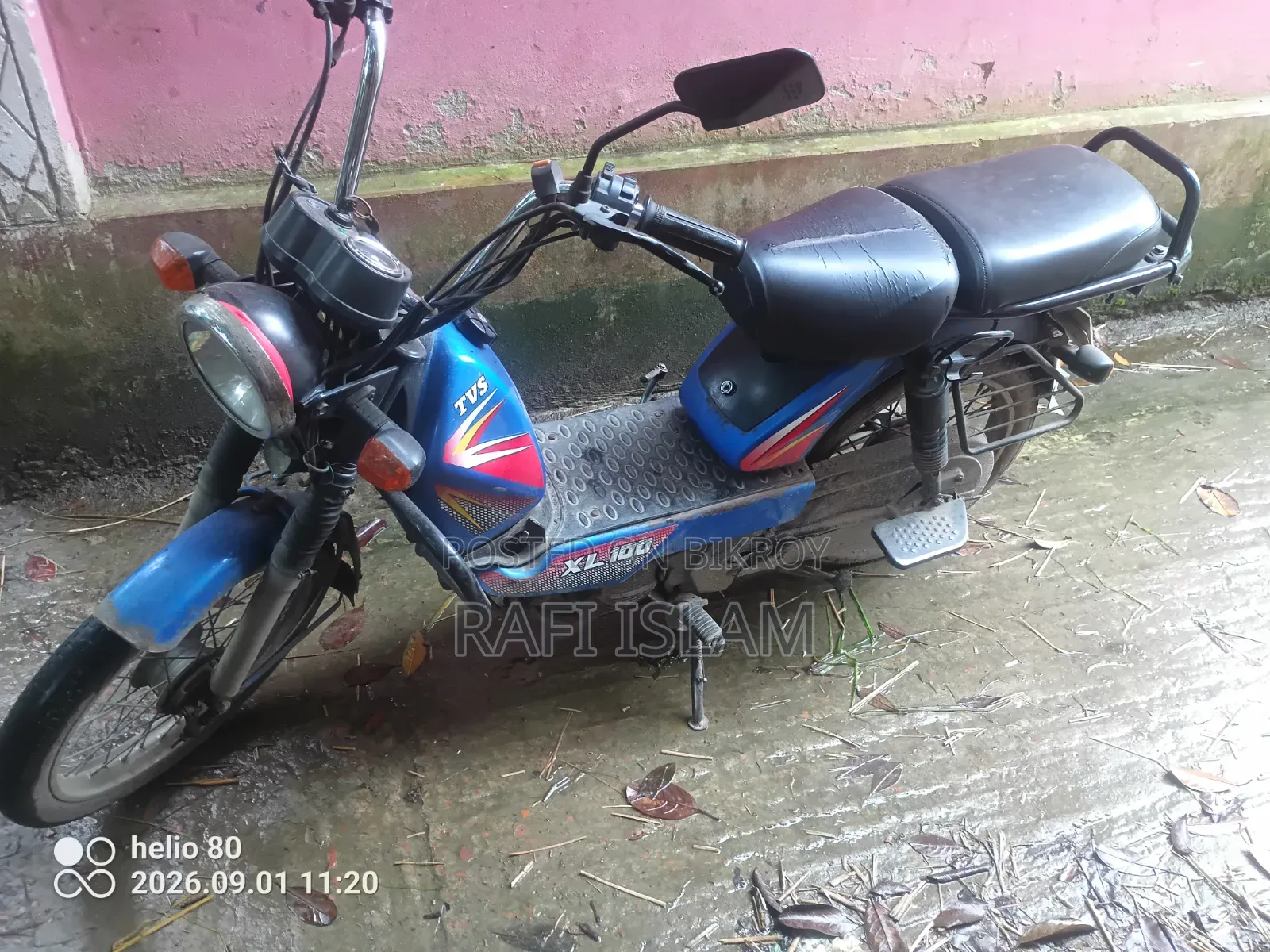 TVS XL 100 2021 Blue
