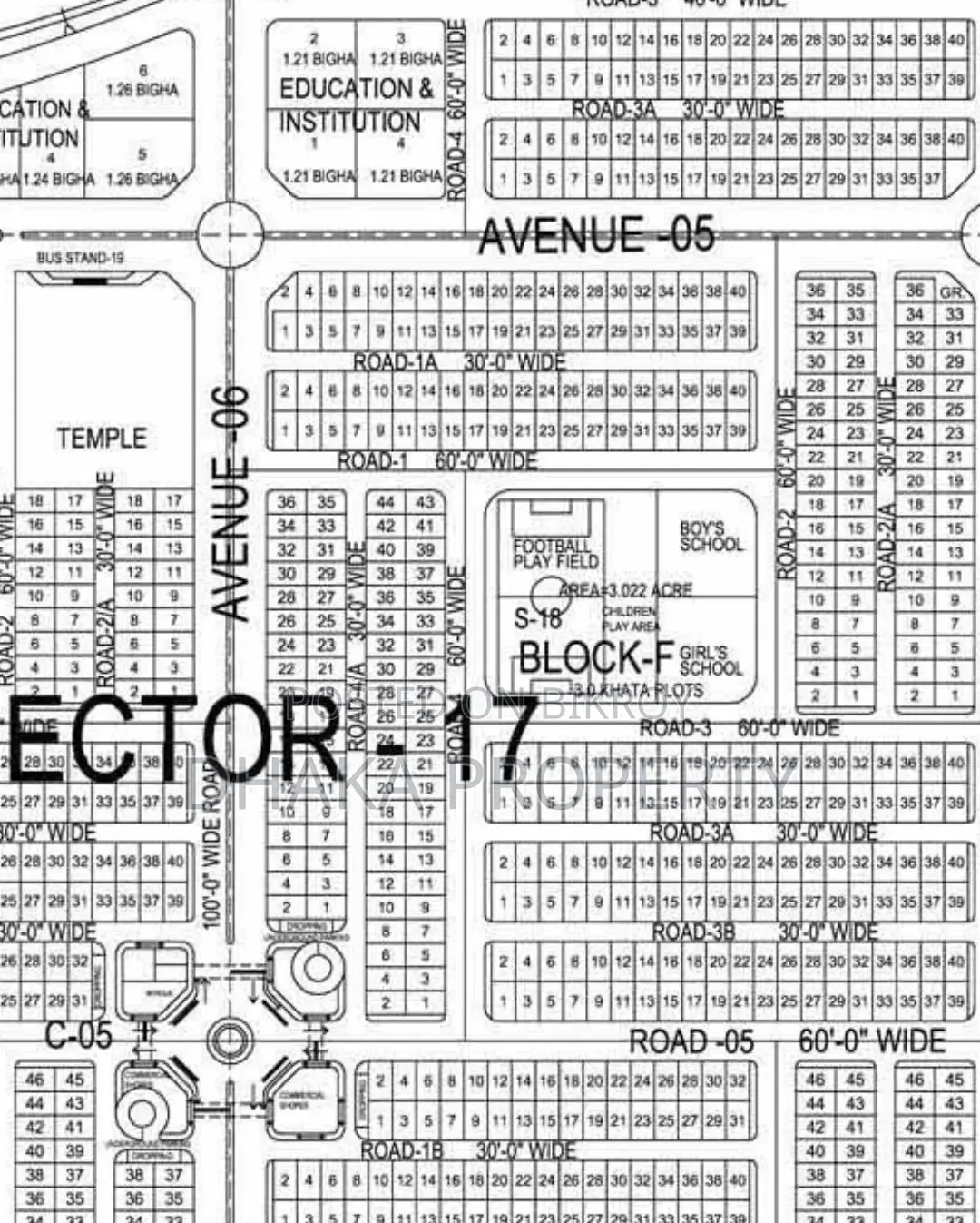Zora 6 Katha Land Sale South at Sector-17/F