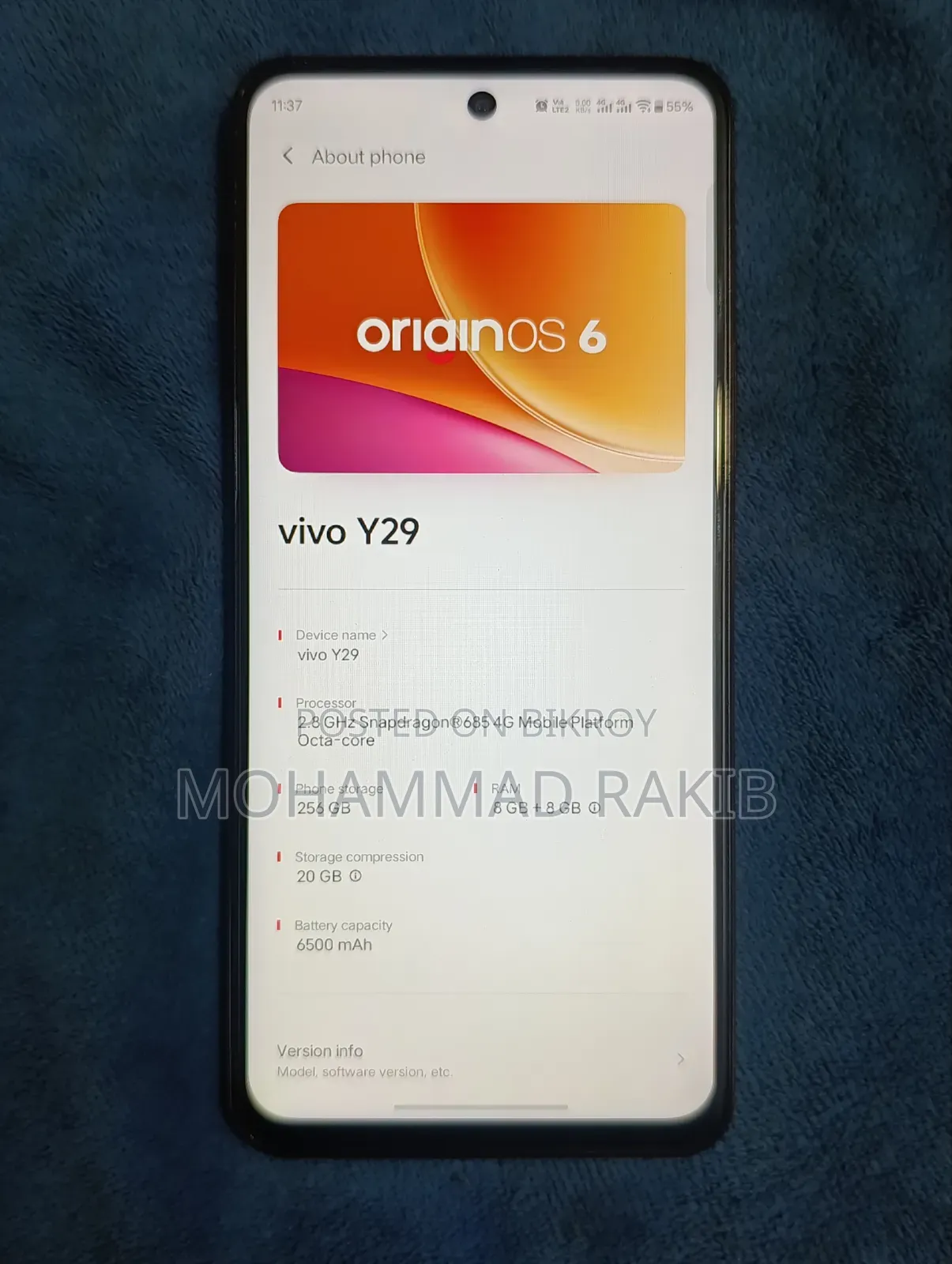 Vivo Y29 4G 256 GB Purple