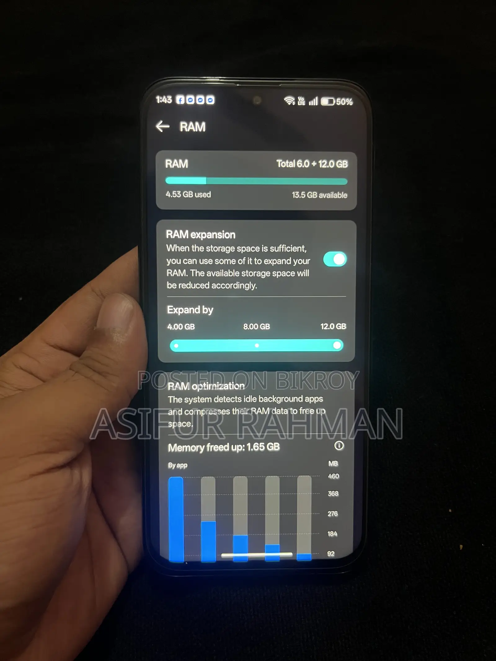 Realme C85 5G 128 GB Blue