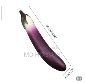 Kids Toy for Learning Artificial Soft Foam Eggplants for Kids