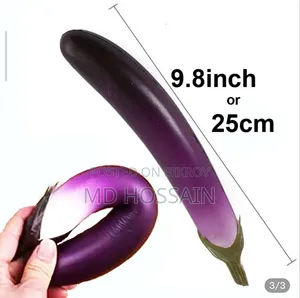 Kids Toy for Learning Artificial Soft Foam Eggplants for Kids