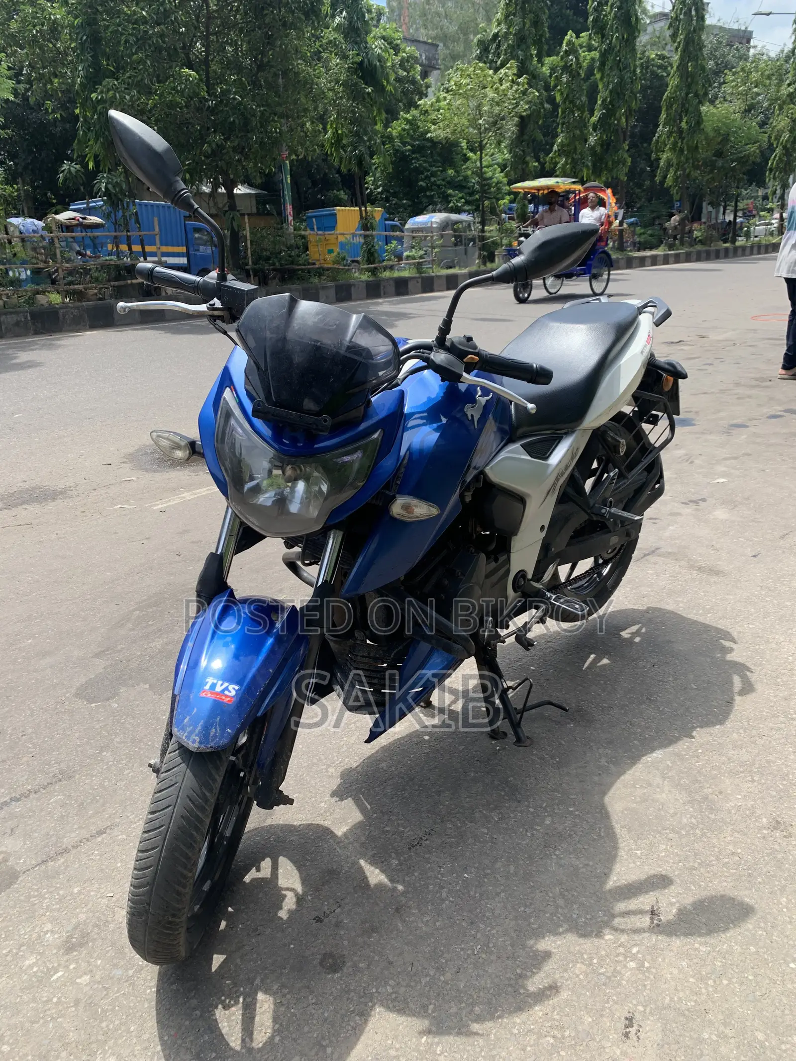 TVS Apache RTR 160 4V 2019 Blue