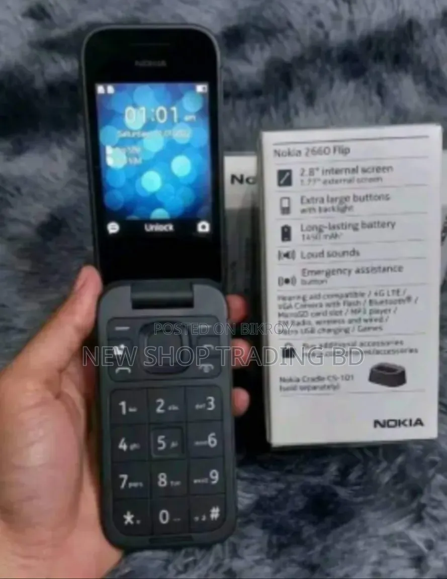 New Nokia 2660 Flip Black