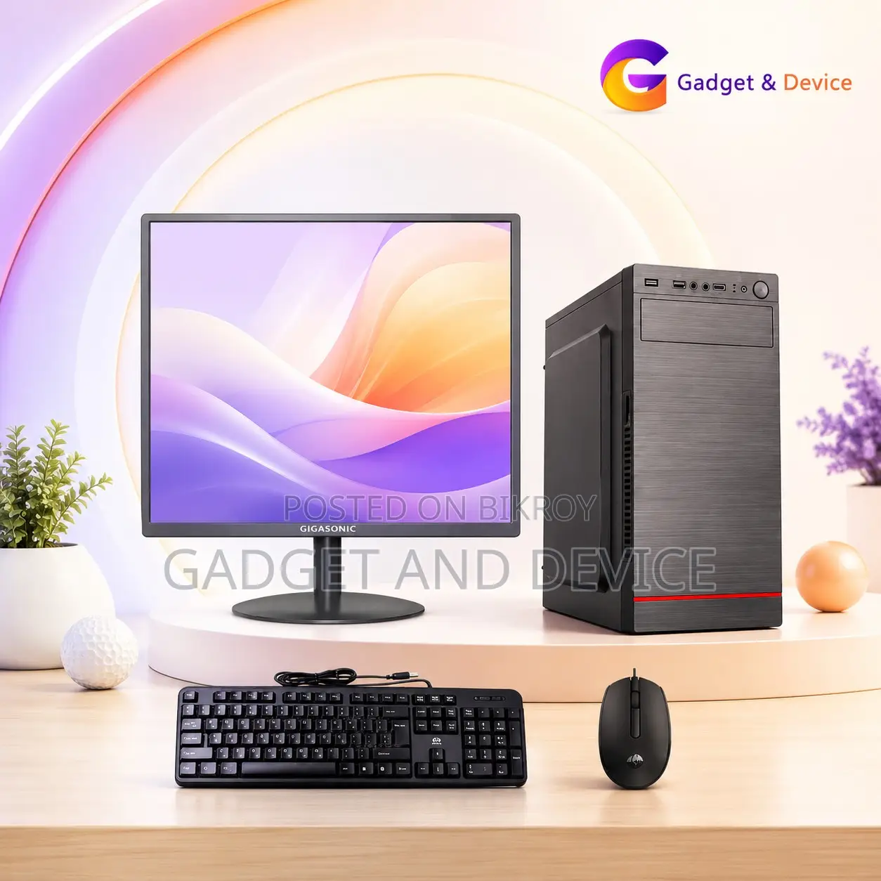 New Desktop Computer 4GB Intel Core i3 HDD 500GB